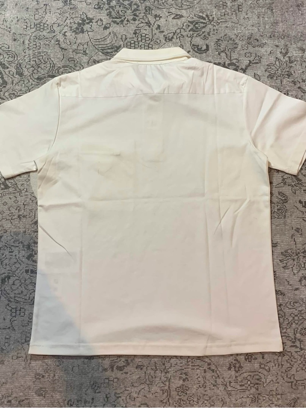 Prada White Polo Nylon Mens MEDIUM - Picture 2 of 5